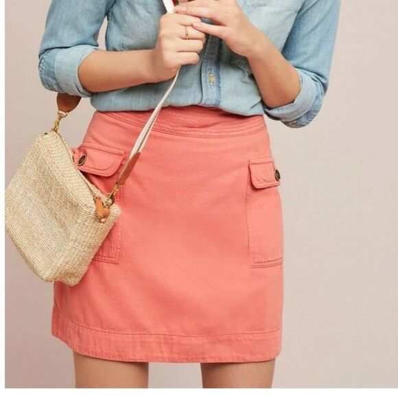 Anthropologie Coral Women's Skirt size 8 - Picture 2 of 9